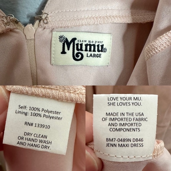 Show Me Your Mumu Kendall Dress Dusty Blush - Picture 8 of 8